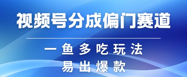 视频号创作者分成计划偏门类目，容易爆流，实拍内容简单易做【揭秘】-氚客吧