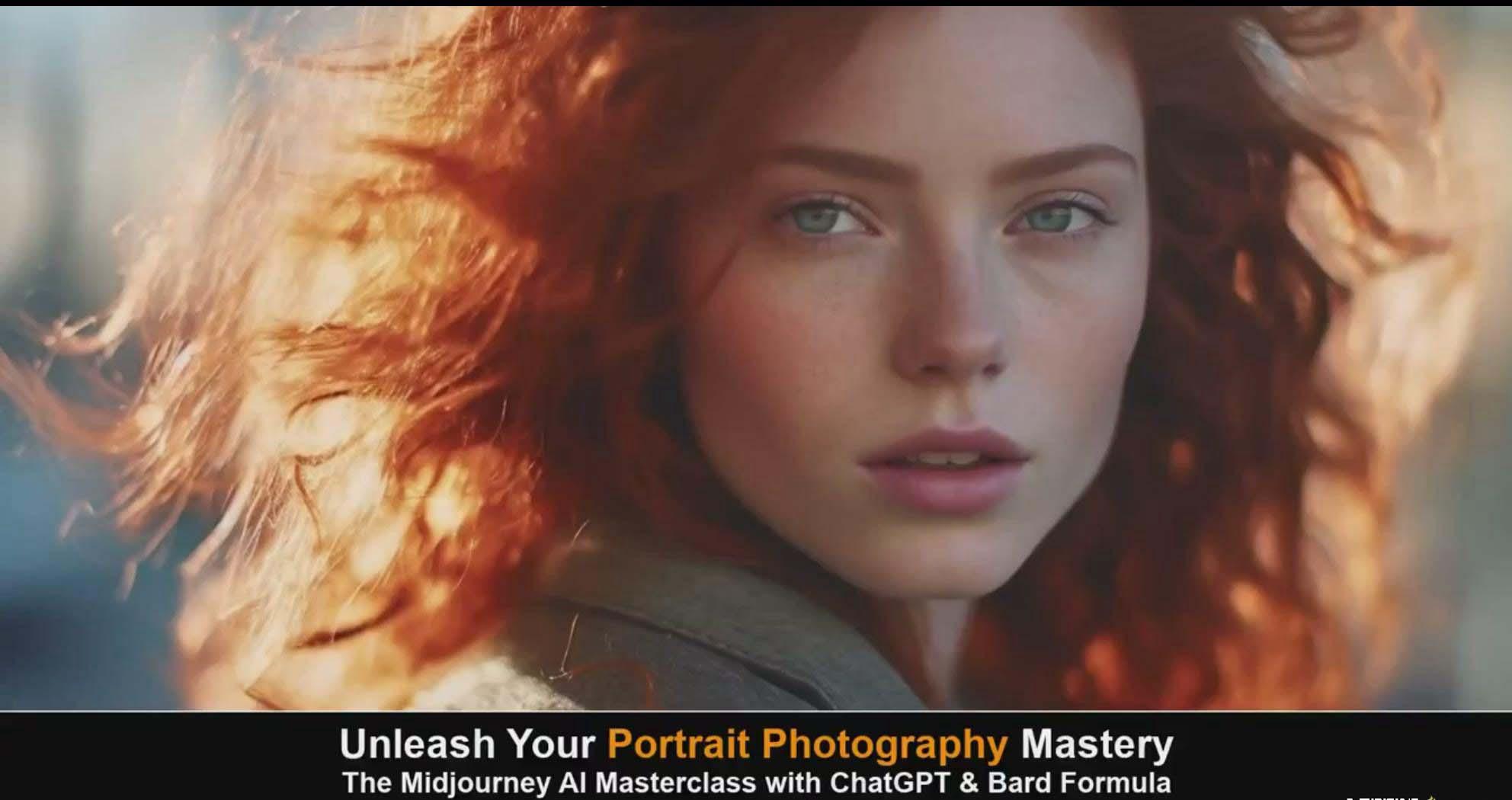 图片[2]-(9312期)Midjourney v5 ChatGPT 和 Bard AI人工智能人像摄影大师班-15节-中英字幕-氚客吧