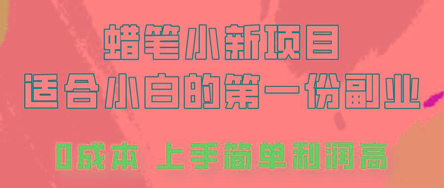 蜡笔小新项目拆解，0投入，0成本，小白一个月也能多赚3000+-氚客吧