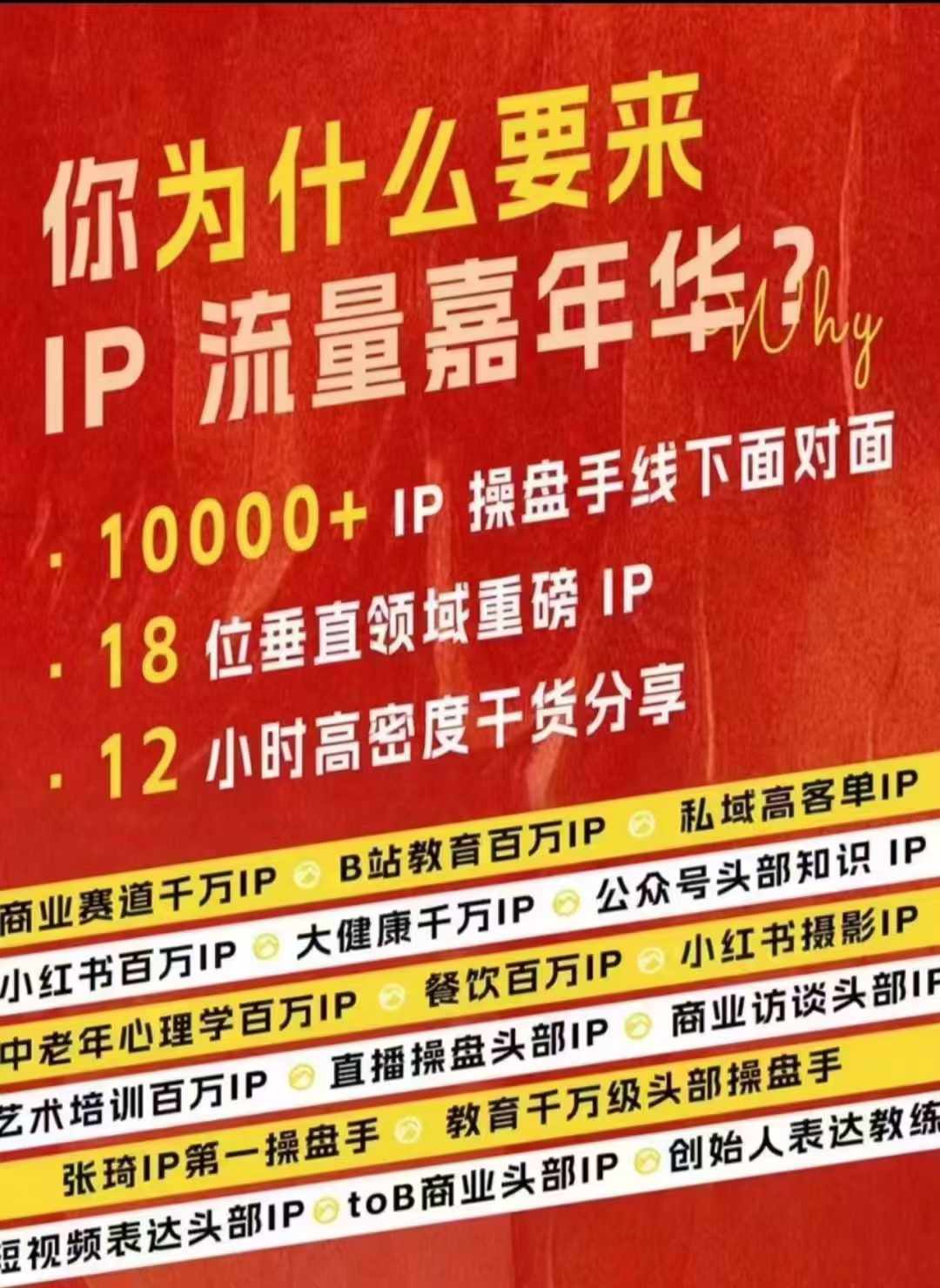 群响IP流量嘉年华，​现场视频+IP江湖2024典藏版PPT-氚客吧