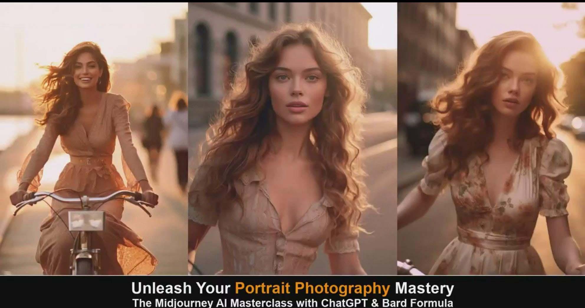 图片[4]-(9312期)Midjourney v5 ChatGPT 和 Bard AI人工智能人像摄影大师班-15节-中英字幕-氚客吧