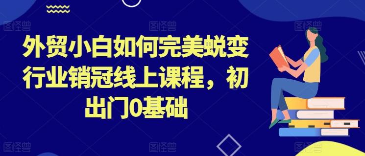 外贸小白如何完美蜕变行业销冠线上课程，初出门0基础-氚客吧