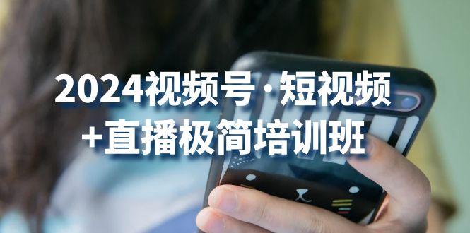 2024视频号·短视频+直播极简培训班：抓住视频号风口，流量红利-氚客吧