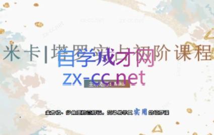 米卡·实占塔罗初阶课-氚客吧