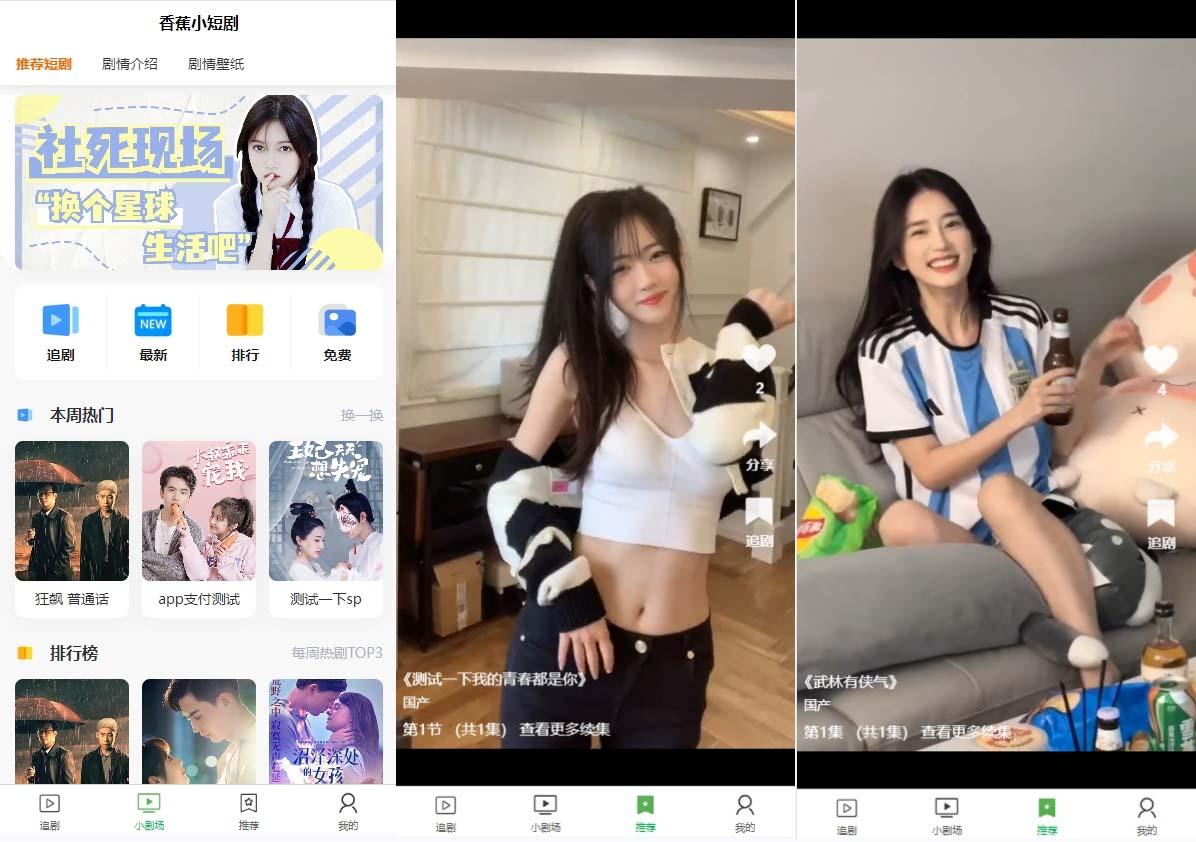 (8542期)小剧场短剧影视系统源码 全开源 带支付收益+会员机制+代理推广等模式【…-氚客吧
