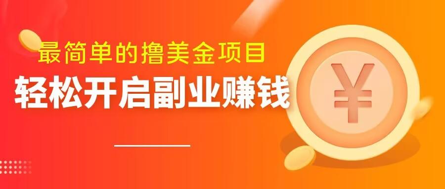 最简单无脑的撸美金项目，操作简单会打字就行，迅速上车【揭秘】-氚客吧